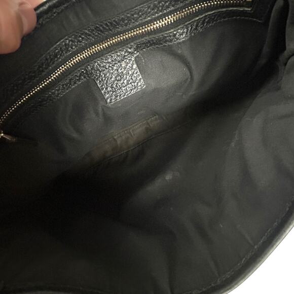 Gucci Black Pebbled Leather 1961 Jackie Top Handle Front G Clasp Front Handbag - Picture 11 of 14